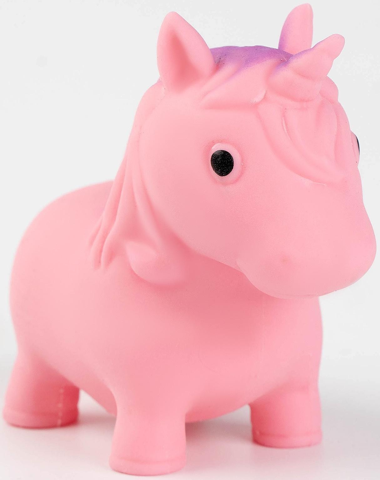 Антистресс сквиш мялка «Единорог», в пакете, с пастой, МИКС