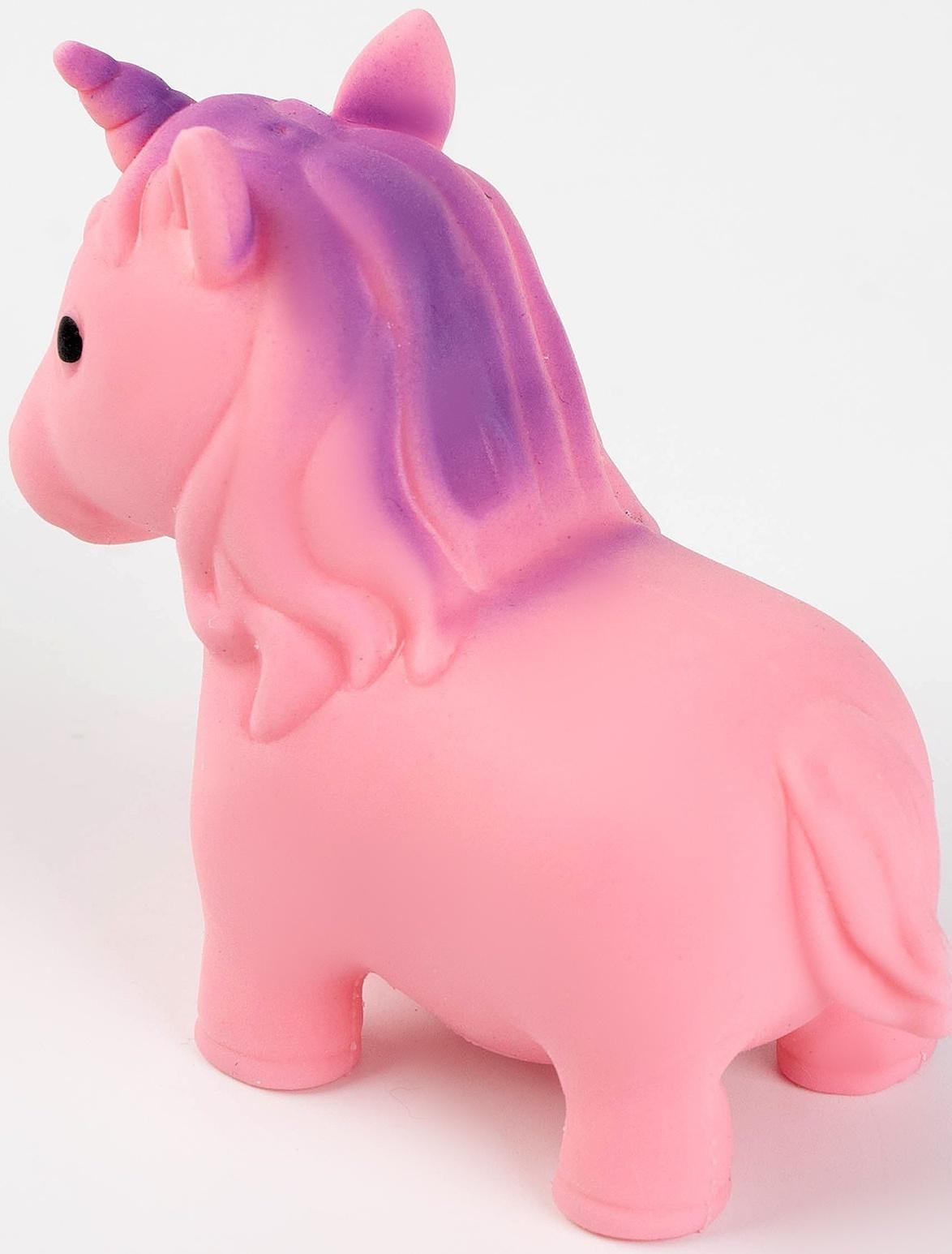 Антистресс сквиш мялка «Единорог», в пакете, с пастой, МИКС