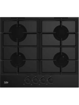 Варочная поверхность  Beko HILG 642C5 SB, газовая, 4 конфорки, чёрная