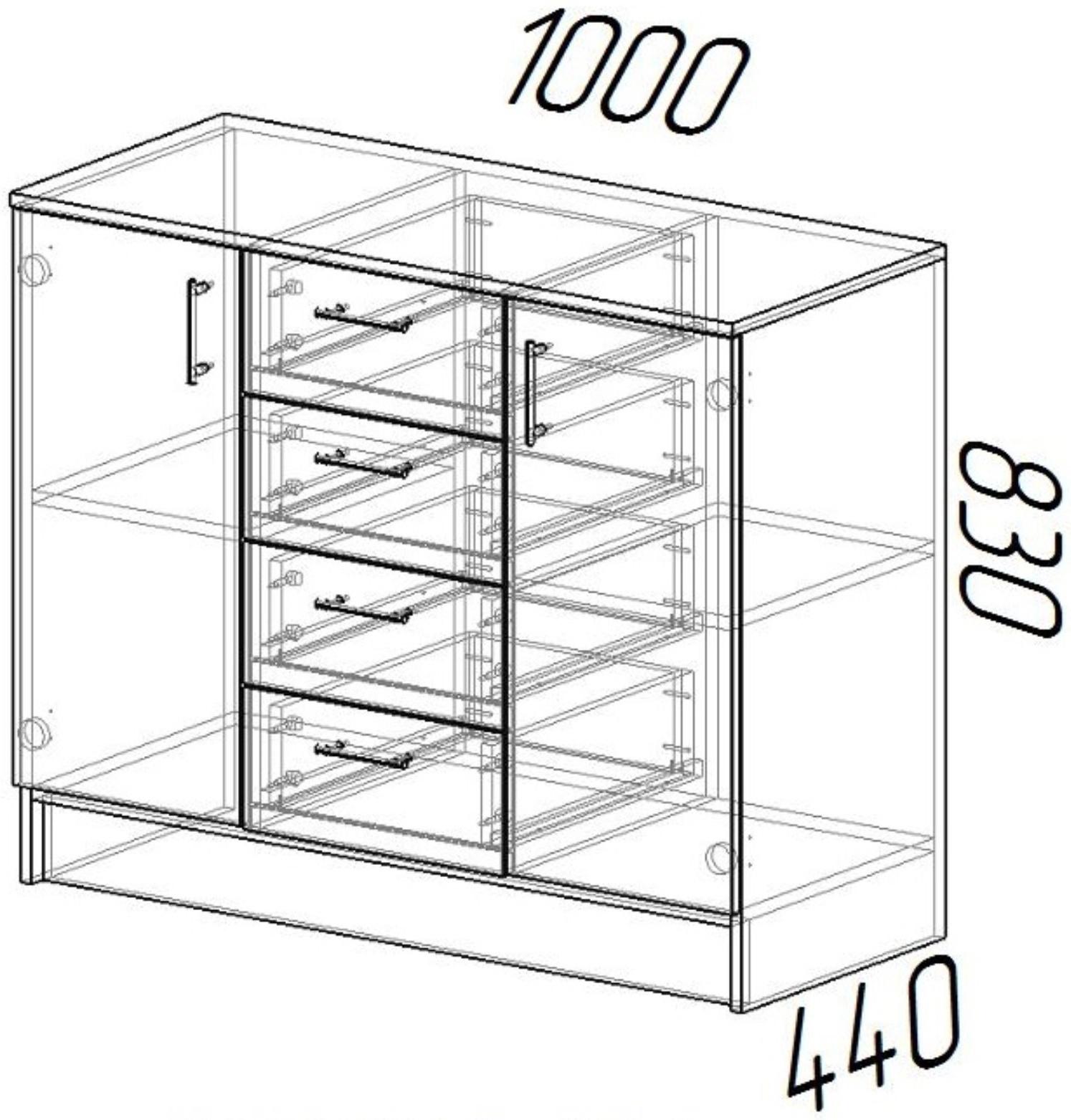 Спальный гарнитур «ЭКО», комплект 6 предметов, кровать 1600×2000 мм
