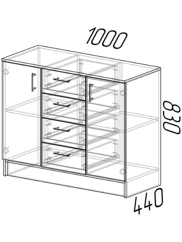 Спальный гарнитур «ЭКО», комплект 6 предметов, кровать 1600×2000 мм