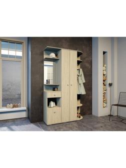 Прихожая ВИЗА Ясень Шимо светлый 1210х2032х354