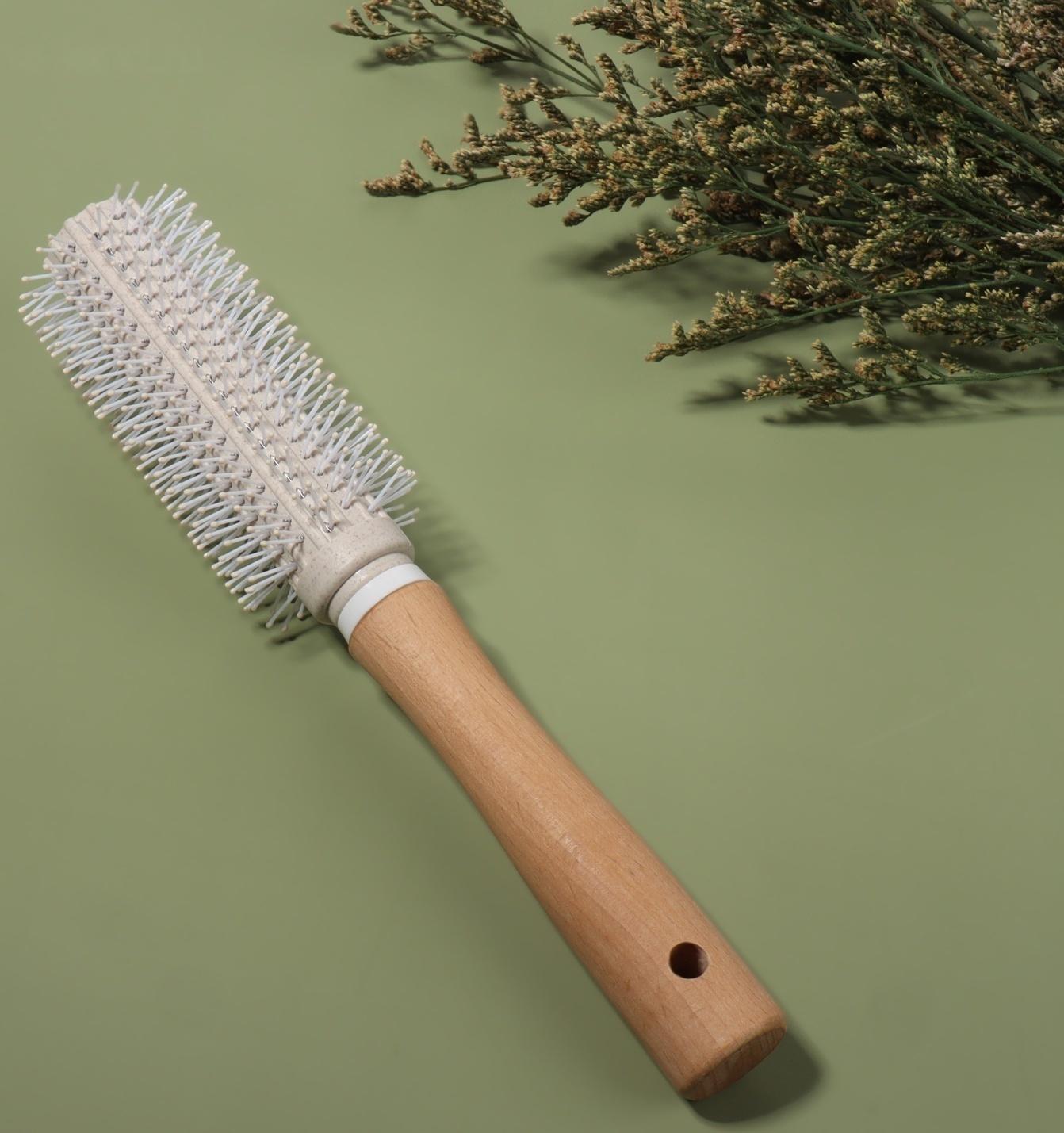 Брашинг, d = 2,5/23 × 4,5 см, цвет бежевый