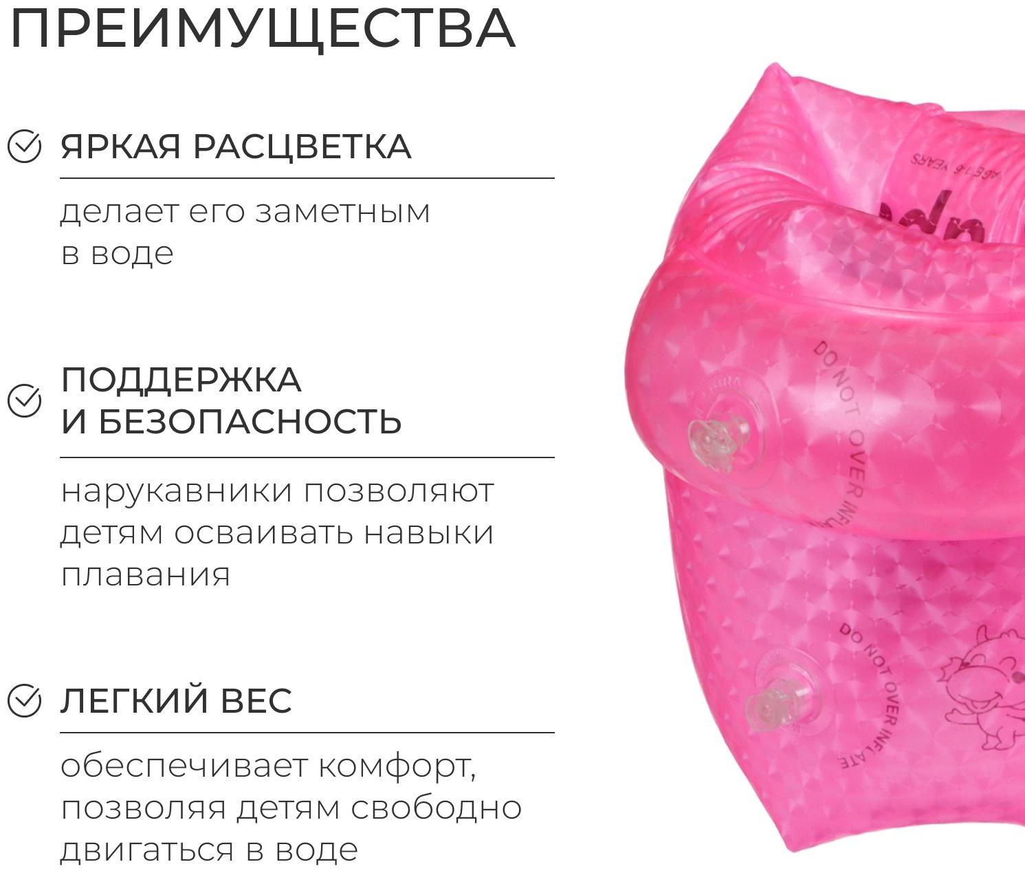 Нарукавники для плавания «На волне», детские