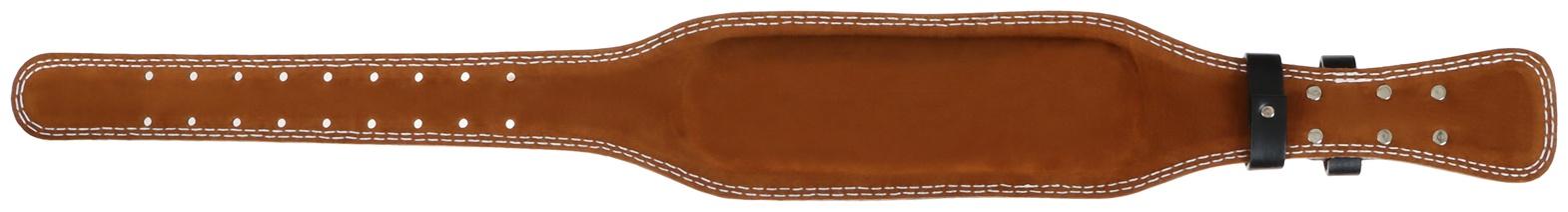 Пояс для тяжёлой атлетики ONLYTOP 130 см, искусственная кожа, цвет чёрный