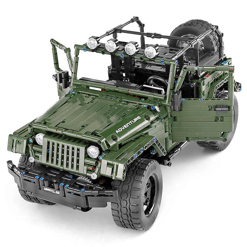 Конструктор Mould King «Jeep Wrangler Rubicon RC» 13124 / 2096 деталей