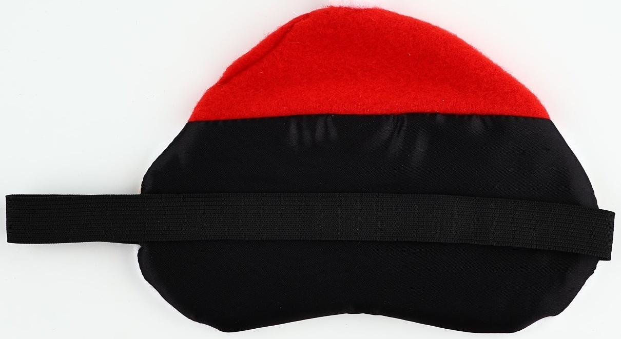 Маска для сна формовая новогодняя Сима-ленд «Дед Мороз», 19 х 17 см