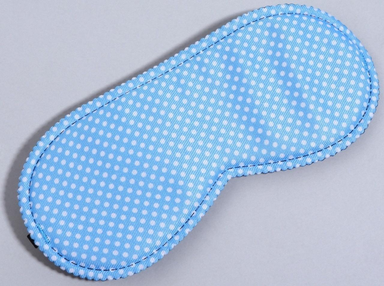 Маска для сна «Пастель», 19 × 8,5 см, резинка одинарная, цвет голубой