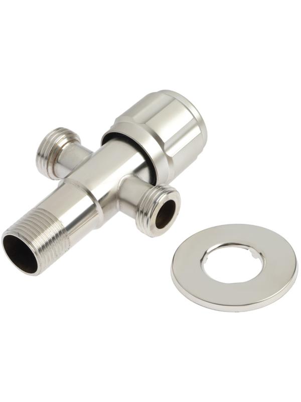 Кран двойной ZEIN engr, 1/2