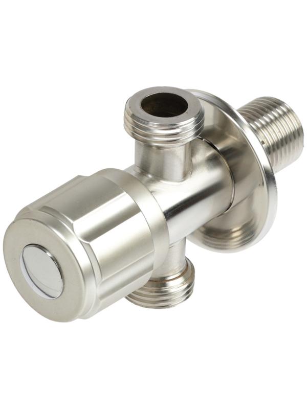 Кран двойной ZEIN engr, 1/2