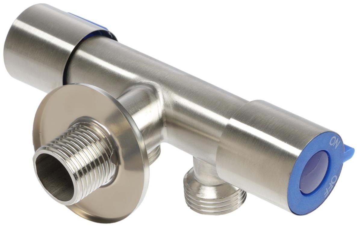 Кран двойной ZEIN engr, 1/2