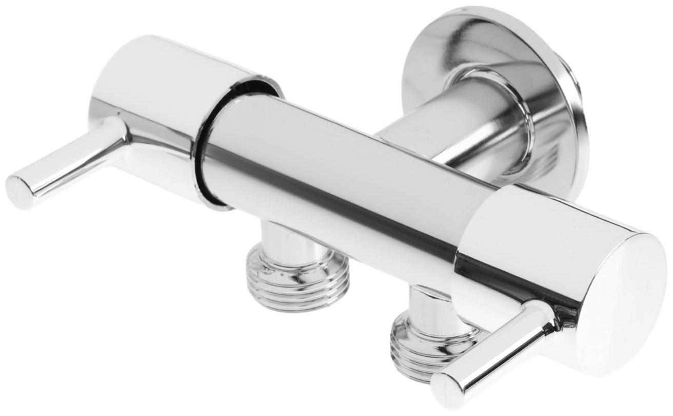 Кран двойной ZEIN engr, 1/2