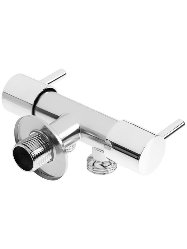 Кран двойной ZEIN engr, 1/2