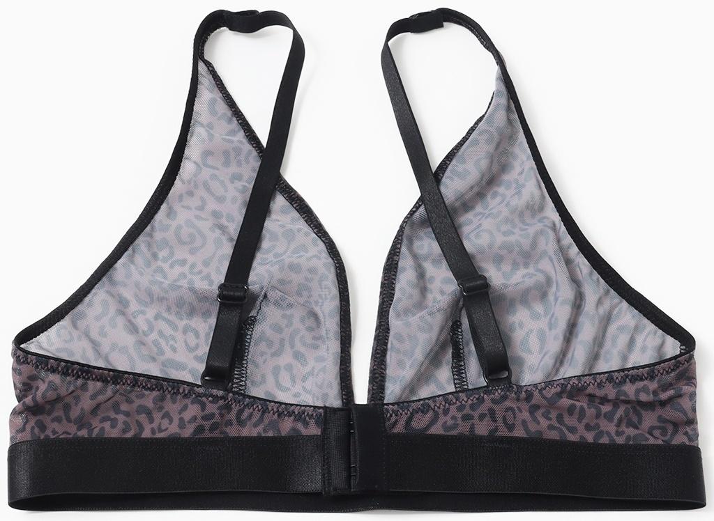 Бюстгальтер женский, цвет леопард на кофейном, р-р 75A