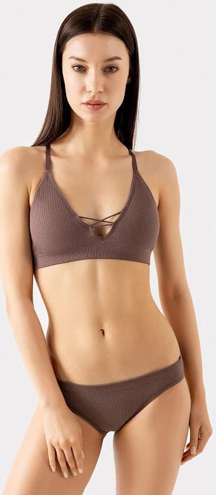 Бюстье женское, цвет тауп, размер 44 (S)