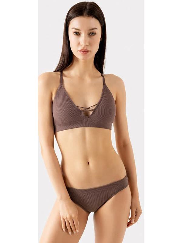 Бюстье женское, цвет тауп, размер 44 (S)