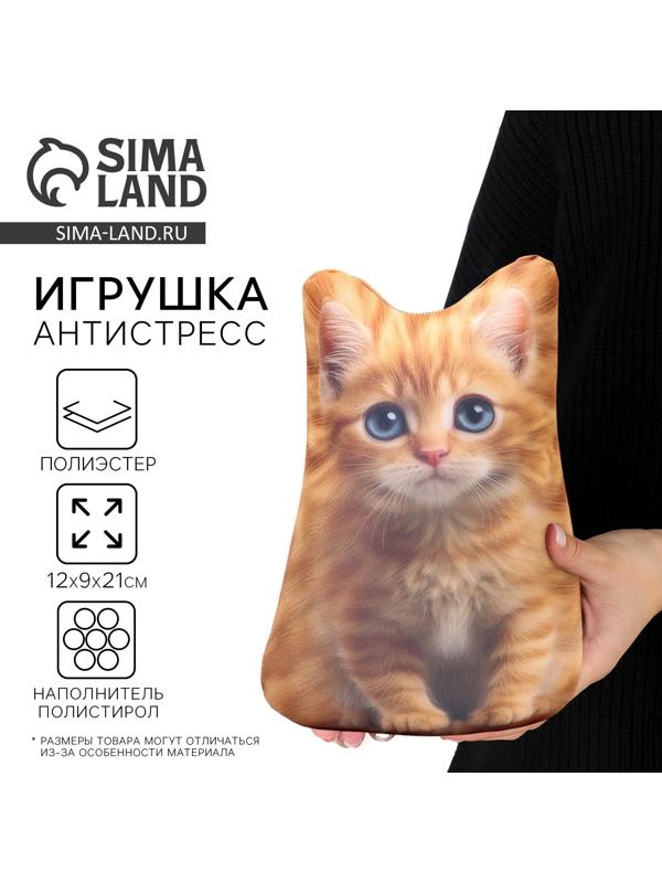 Антистресс игрушка «Котёнок рыжий»