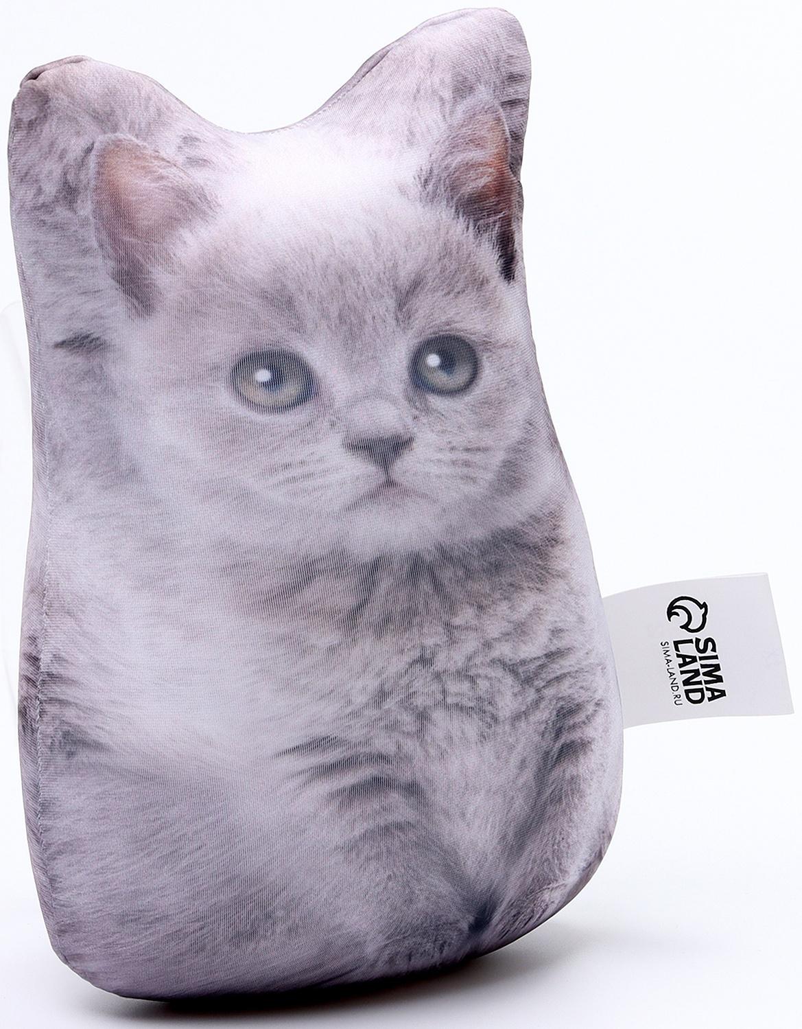 Антистресс игрушка «Котёнок серый»