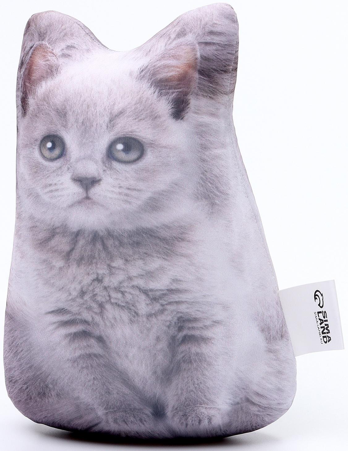 Антистресс игрушка «Котёнок серый»