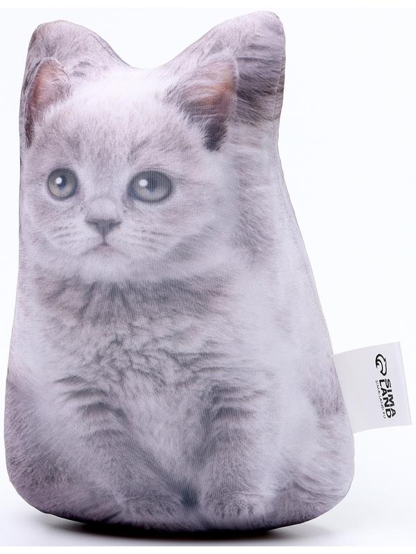 Антистресс игрушка «Котёнок серый»