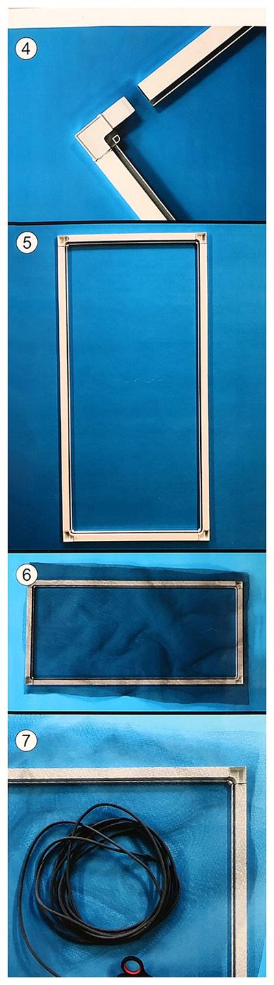 Москитная сетка для самостоятельной сборки (комплект)