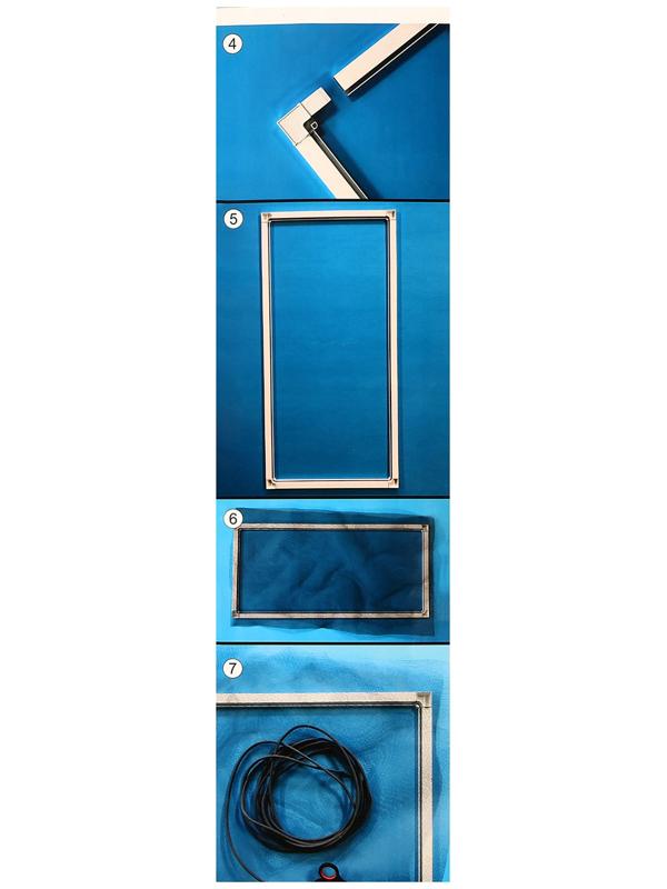 Москитная сетка для самостоятельной сборки (комплект)