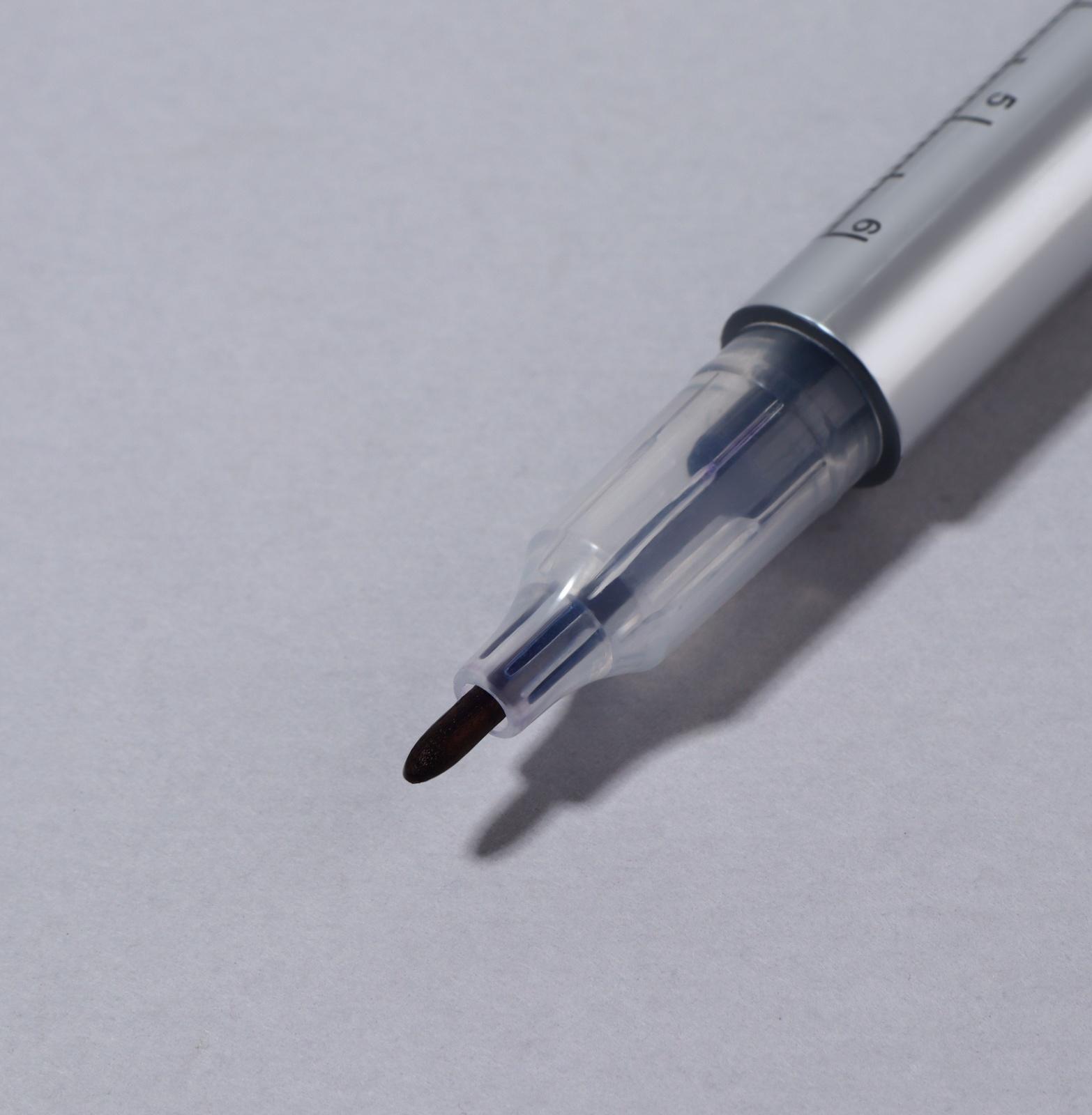 Набор для разметки кожи, 2 предмета: фломастер и линейка