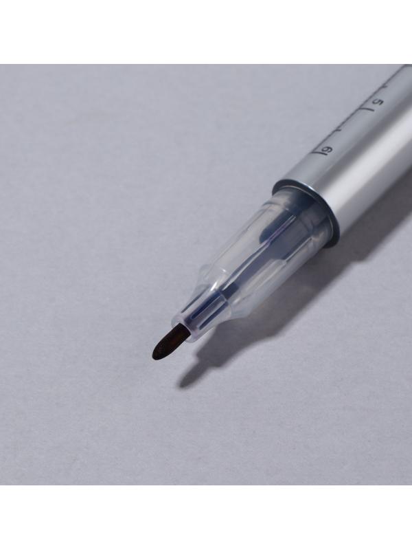 Набор для разметки кожи, 2 предмета: фломастер и линейка