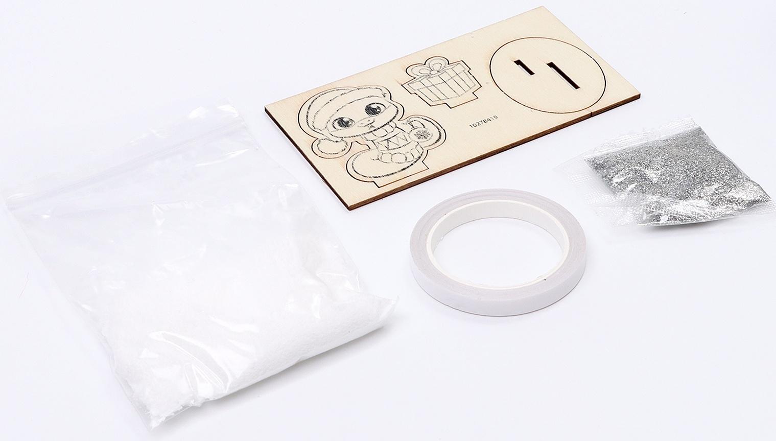 Набор для творчества «Новогодний ночник. Змея», роспись, 4+