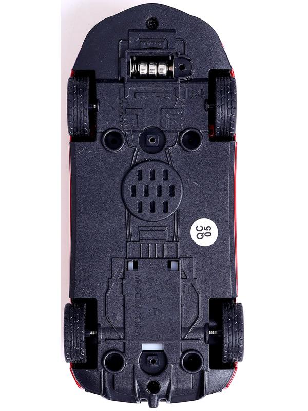 Машинка металлическая «Купе», 1:28, световые и звуковые эффекты, открываются двери, цвет красный