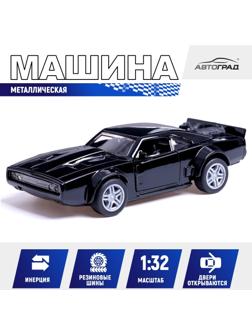 Машинка металлическая «Форсаж», 1:32, инерционная, открываются двери, цвет черный