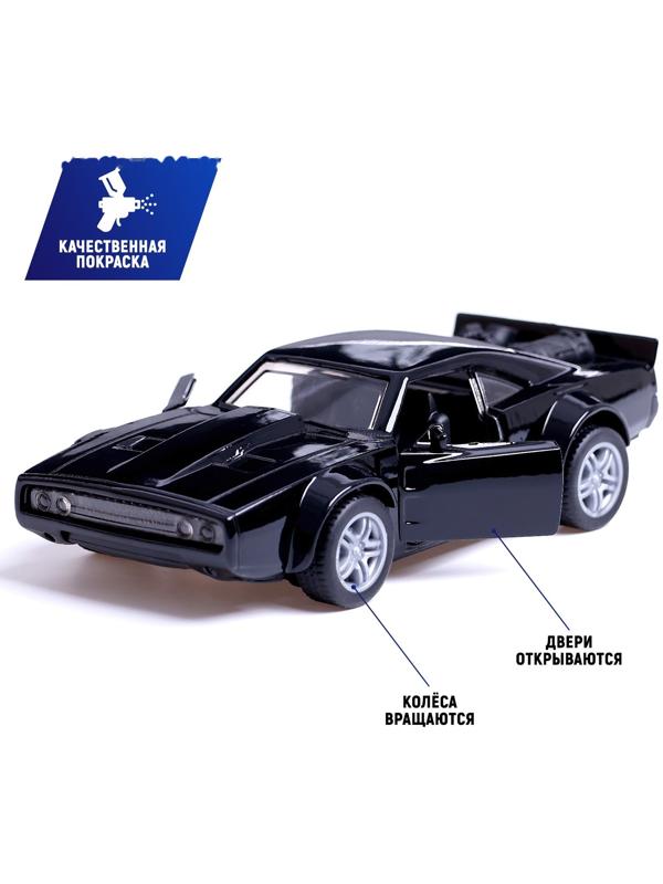 Машинка металлическая «Форсаж», 1:32, инерционная, открываются двери, цвет черный