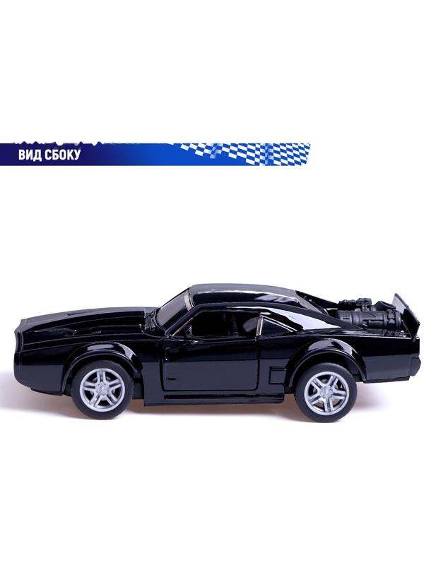 Машинка металлическая «Форсаж», 1:32, инерционная, открываются двери, цвет черный