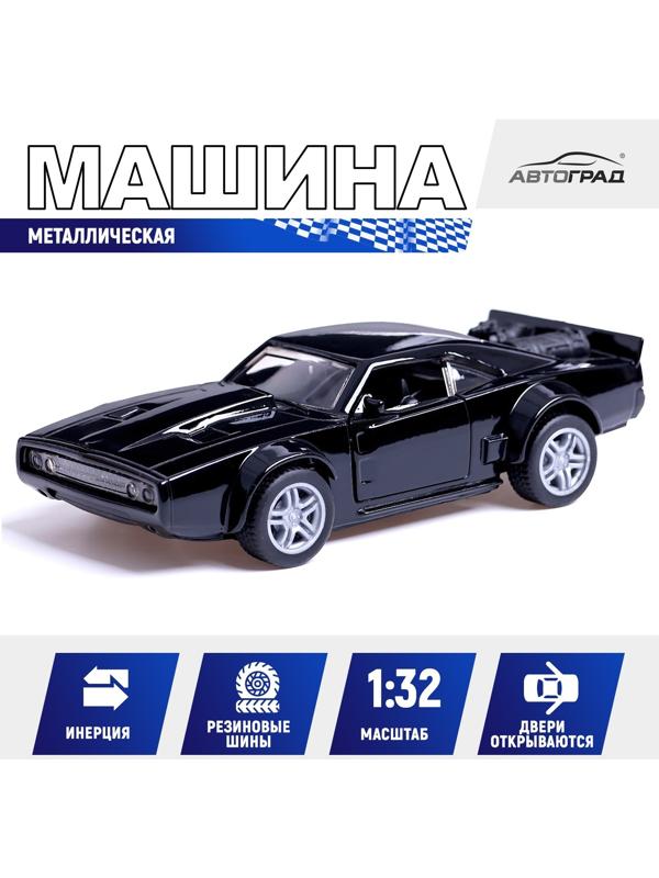 Машинка металлическая «Форсаж», 1:32, инерционная, открываются двери, цвет черный