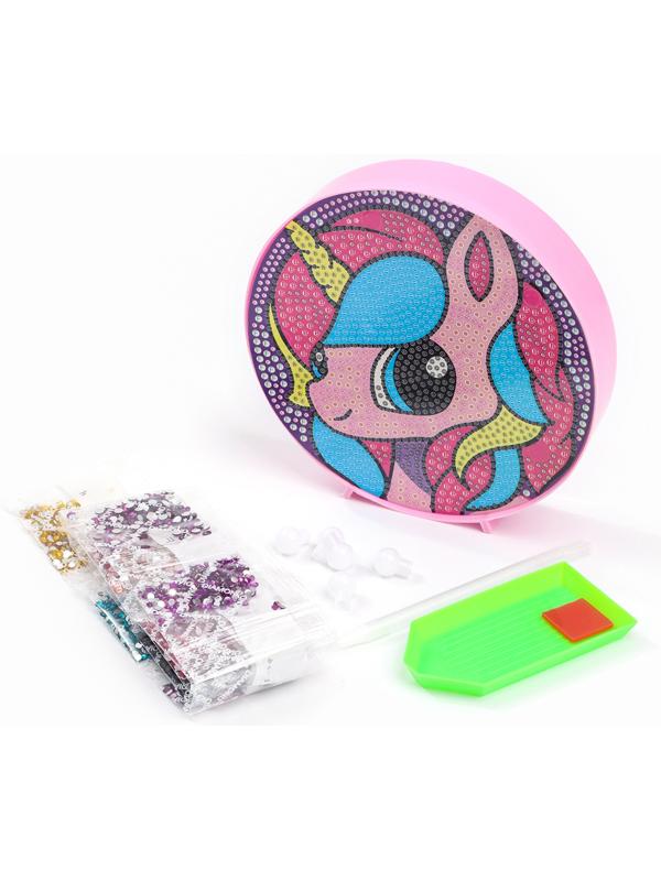 Ночник своими руками. Алмазная мозаика для детей на ночнике «Единорожка», 15×15 см, набор для творчества