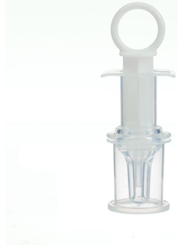 Шприц дозатор для лекарств и прикорма Крошка Я с мерным стаканчиком-колпачком, 10 мл., от 0 мес, МИКС