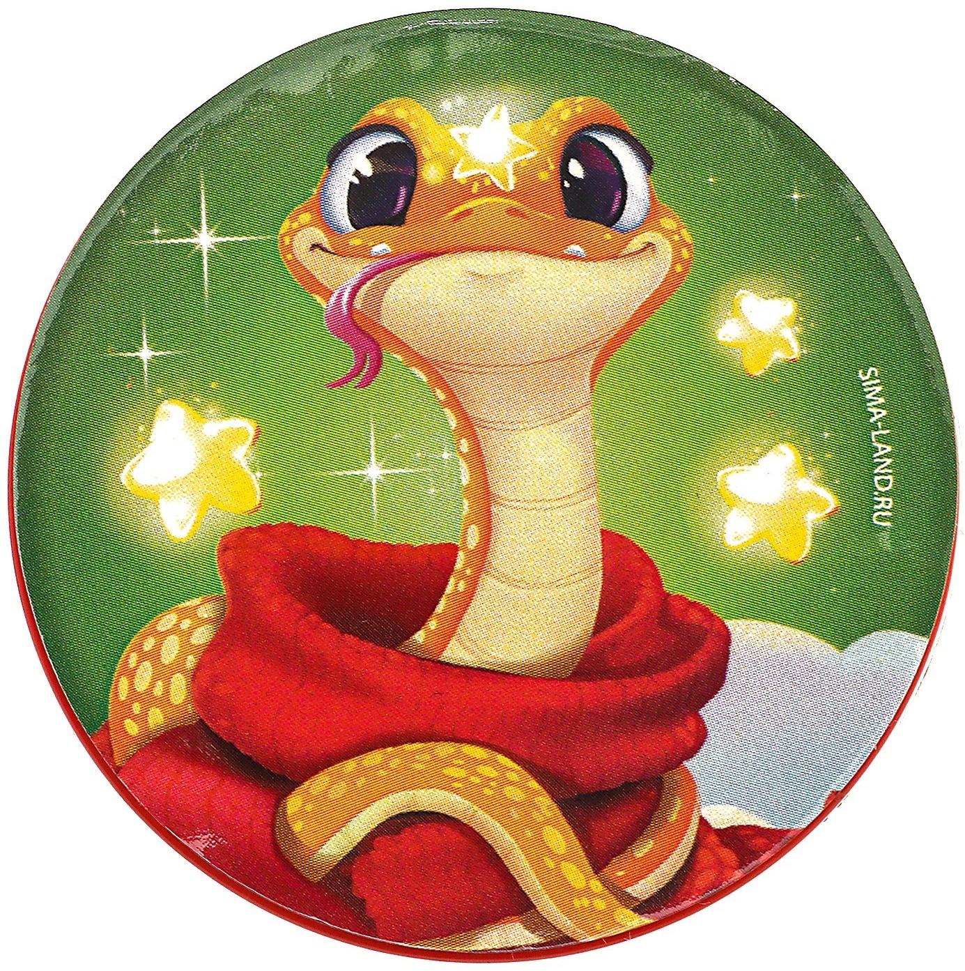 Пружинка радуга «Веселая змея», цвета МИКС d = 5см новогодний подарок