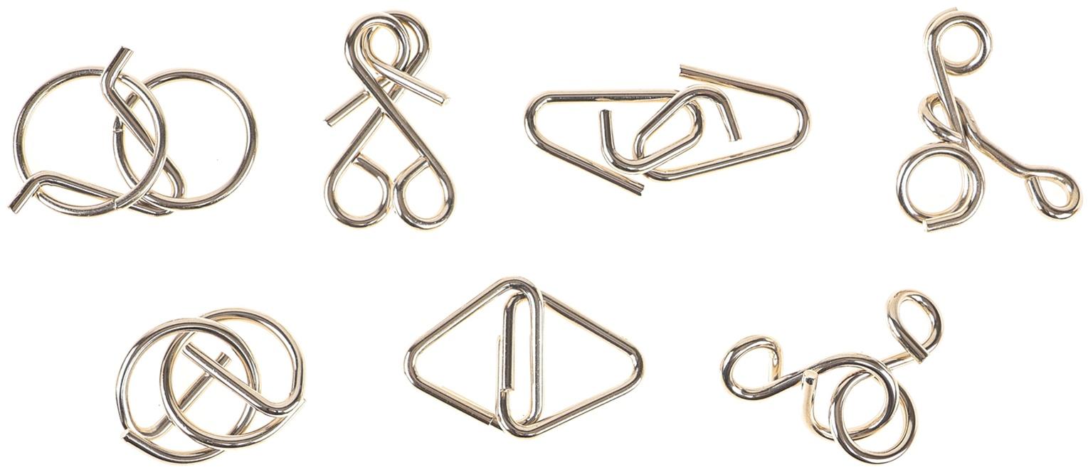 Адвент - календарь с металлическими головоломками «Включи мозги», 7 шт.