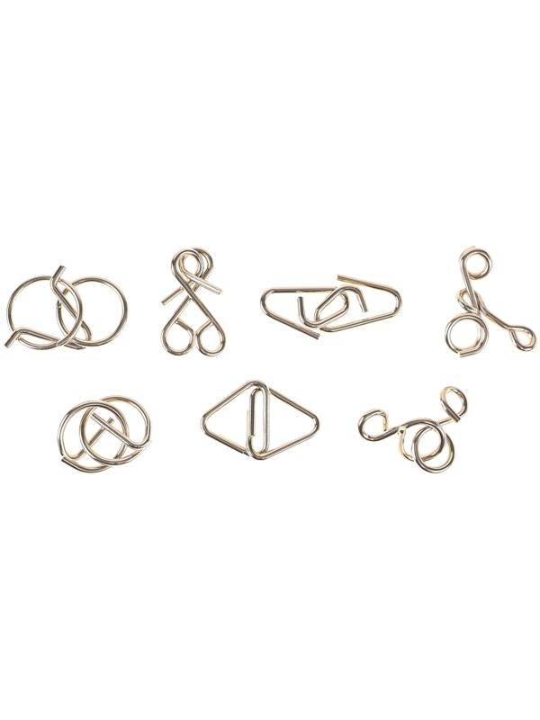 Адвент - календарь с металлическими головоломками «Включи мозги», 7 шт.