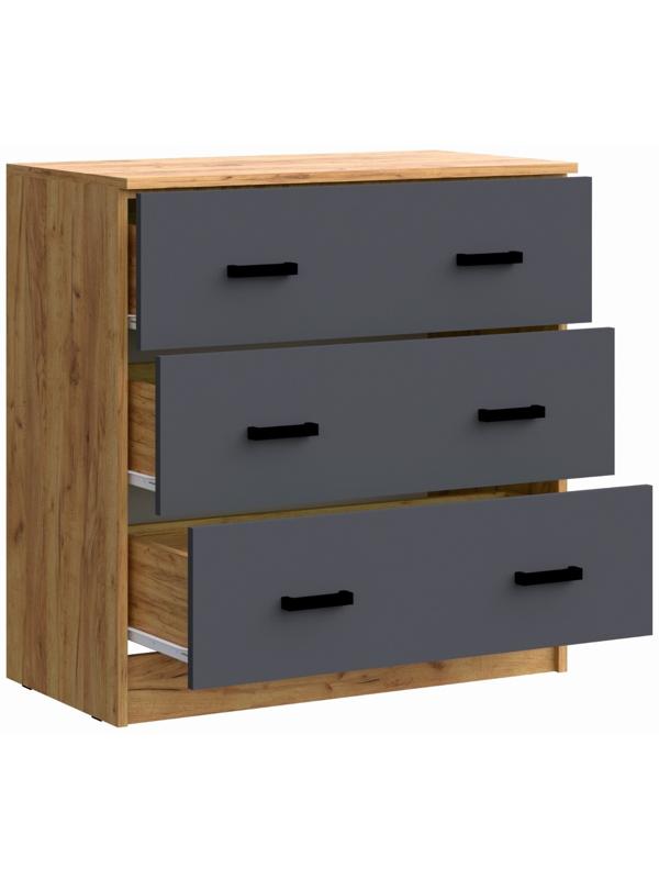 Спальный гарнитур «Бася», кровать 1600 мм, 2 тумбы, комод, шкаф купе, трюмо с зеркалом