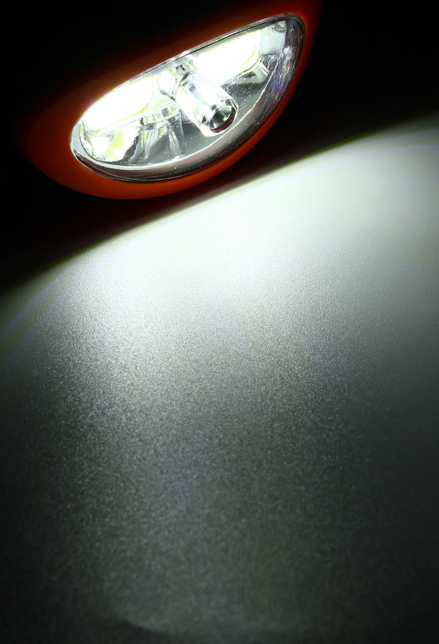 Фонарь налобный аккумуляторный, 5Вт, 1200 мАч, 120 лм, 2 режима, лазер, 5 х 6.5 см, красный