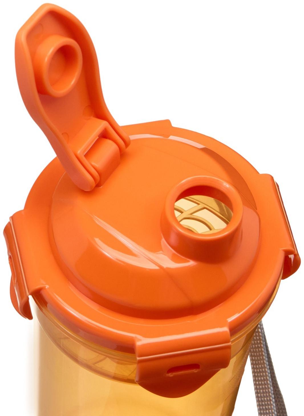 Шейкер спортивный для коктейлей, спортивного питания, 500 мл, с ситом, 21 х 8.5 см,