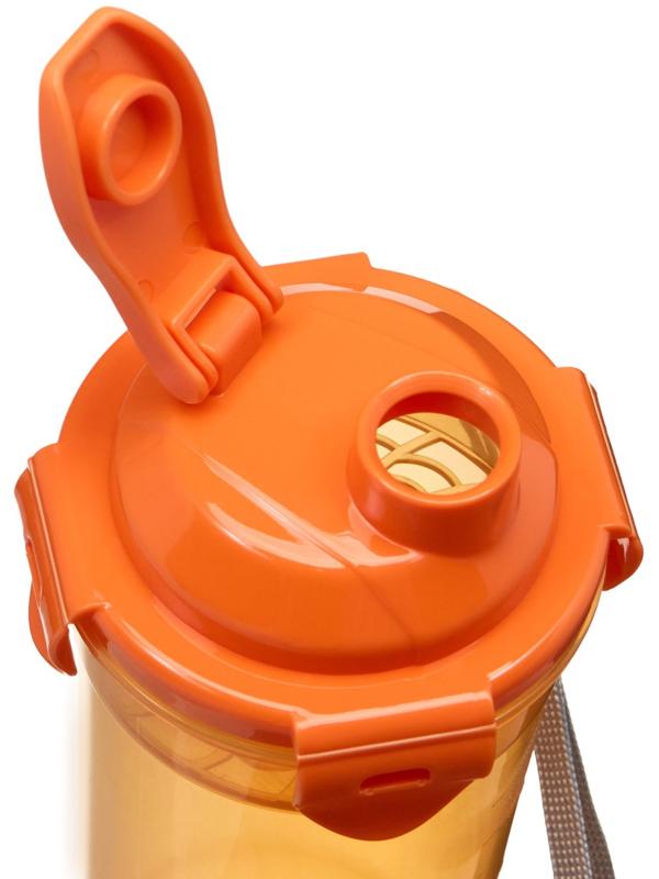 Шейкер спортивный для коктейлей, спортивного питания, 500 мл, с ситом, 21 х 8.5 см,