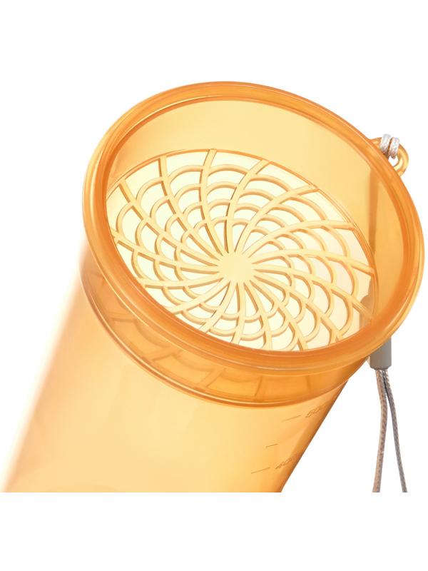 Шейкер спортивный для коктейлей, спортивного питания, 500 мл, с ситом, 21 х 8.5 см,