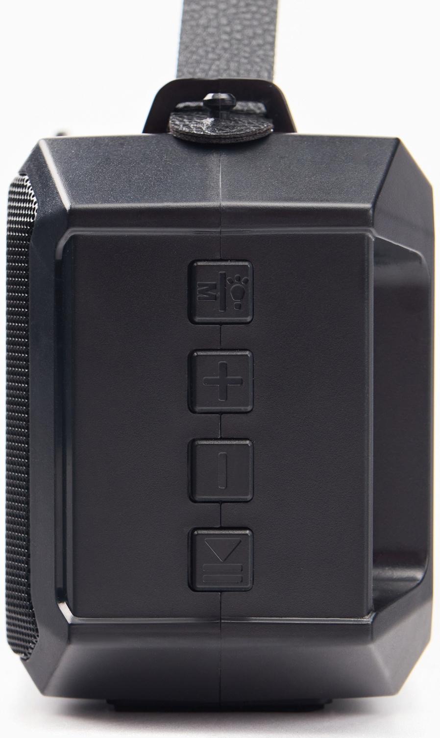 Фонарь аккумуляторный, 5Вт, 1200мАч, IPX5, Bluetooth, AUX, USB, радио, солнеч.бат, чёрный