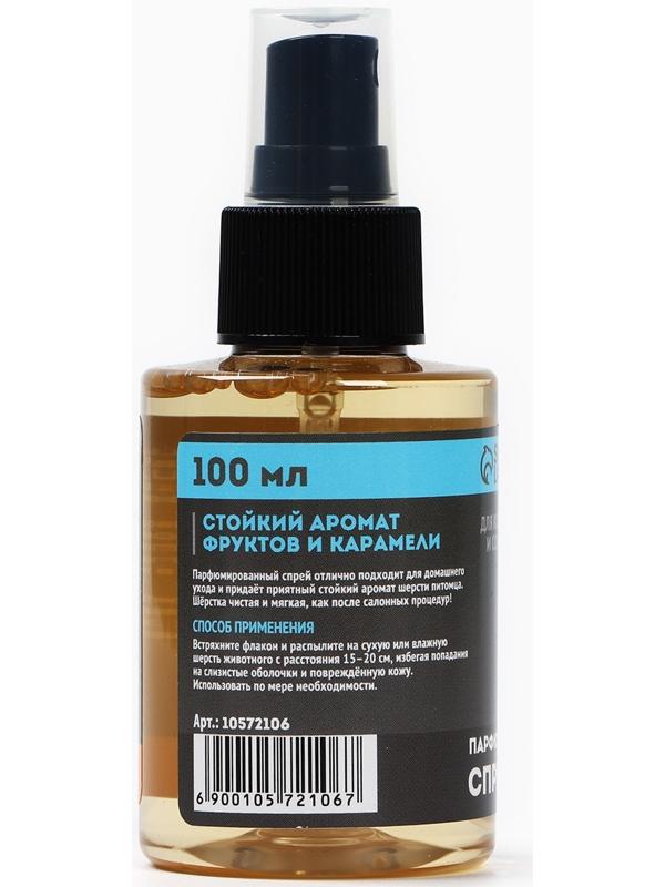 Парфюмированный спрей для животных Groomroom, аромат «Фрукты в карамели», 100 мл