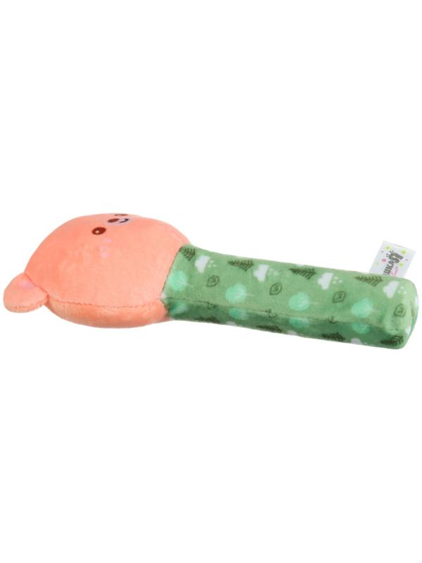 Игрушка - пищалка Крошка Я «Мишка» с погремушкой, от 3 мес.