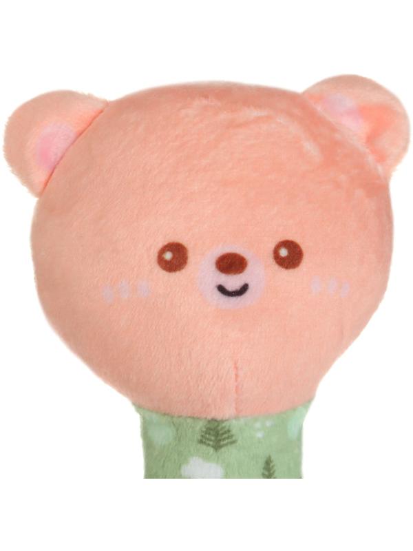 Игрушка - пищалка Крошка Я «Мишка» с погремушкой, от 3 мес.