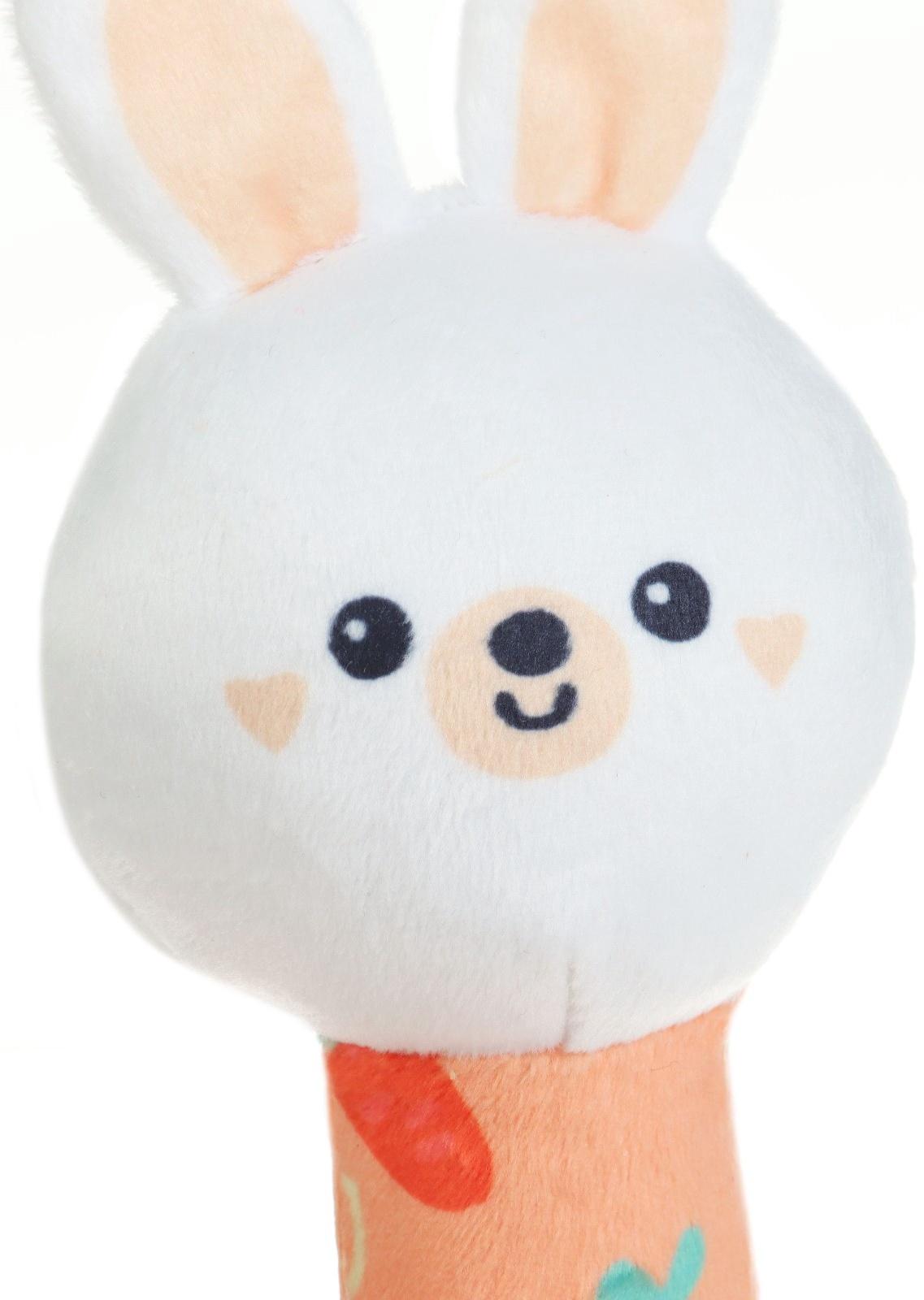 Игрушка - пищалка Крошка Я «Зайка» с погремушкой