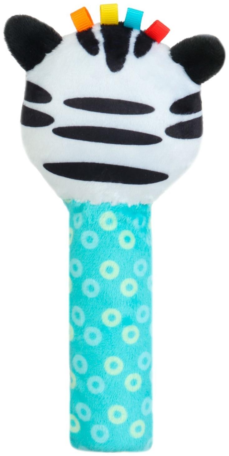 Игрушка - пищалка Крошка Я «Зебра» с погремушкой